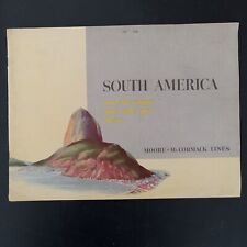 S.S. BRAZIL SS ARGENTINA SS URUGWAY Moore-McCormack Lines 1949 Brochure picture