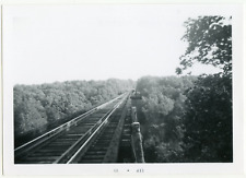 Lot of 4 Auxvasse Creek MO Railroad Bridge Photos Dated 1969 3.75