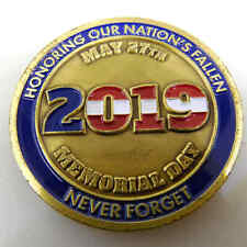 HONORING OUR NATION FALLEN NEVER FORGET CHALLENGE COIN picture