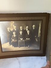 Frame Cabinet Card Extended Portrait Early 1900s California 11”x13” picture