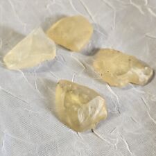 Libyan Desert Glass Lot of 4 Pieces from Egypt Tektite Impact Glass picture