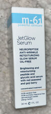 M-61 Powerful Skincare JetGlow Serum Neuropeptide Anti Wrinkle Glow Serum 1 Oz picture