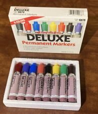 VINTAGE SANFORD SHARPIE DELUXE SET OF 8 INCLUDES RARE DEEP RED CAP OLD SCHOOL picture