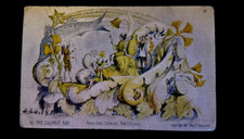 Rare ~Antique 1907~ Rex Parade Mardi Gras Carnival~The Culprit Fay Postcard~ picture