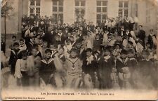 Langres France Children Patron Saints Day June 21 1914 Vintage Postcard picture