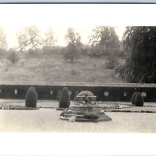 c1910s Abbotsford, Scottish Borders RPPC Walter Scott's Garden Photo Tweed A150 picture