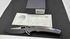 We Knife Knives WE22038A-4 Exciton Flamed Titanium LIMITED Edition # 69 Of 210 picture