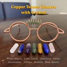 Tensor Ring Handmade Copper Glasses, Energy Resonance & EMF Protection Eyewear picture