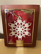 2006 Lenox Snow Fantasies Snowflake Christmas Ornament In Box  picture