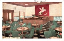 1938, Cafe - Bar Martinique, Hotel Martinique, NEW YORK CITY, New York Postcard picture
