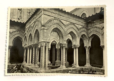 RPPC Interior of the Cloister Cathedral of Monreale Italy Real Photo Postcard picture
