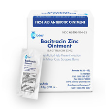 Globe Bacitracin Zinc Ointment 0.9g Single Packets (25 Packets/Box) picture