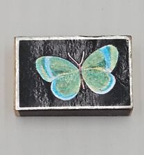 Vintage Matchbook  Match Makers Made In Italy Gorgeous Iridescent Butterfly 1 picture