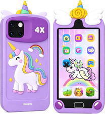 Kids Smart Phone for Girls 3-12, 4.0" Touchscreen with 32GB Card(Purple) picture