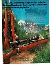 1979 WEATHERBY .300 MARK V MAGNUM Rifle Vintage Ad  picture