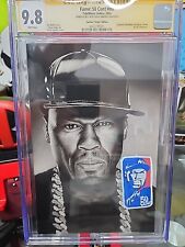 Fame: 50 Cent TidalWave Comics. Signed And Remarked Cgc 9.8 picture