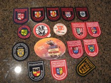 MIXED German FREIWILLIGE FEUERWEHR Firefighter Patches and Stickers Lot picture