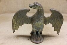 Old American Eagle Flag Pole Top Staff Finial Patina 1865 Civil War 7” Wingspan picture