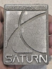 SATURN " Homecoming 1994 " Lost Foam Cast Logo - RARE PIECE - picture