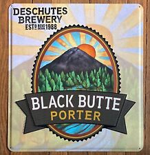 Deschutes Brewery Black Butte Porter Metal Tacker Sign - Bend Oregon Craft Beer picture