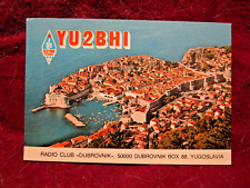 QSL Radio card    YU2BHI   Dubrovnik,  Yugoslavia  1984 picture