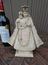 Antique Belgian Flanders Ceramic our lady ten DOORN EEKLO madonna statue picture