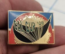 VTG Lapel Pinback Hat Pin Gold Tone Enameled CAL CUP 1999 HARD TO FIND  picture