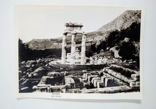 Vintage Delphes La Tholos Greek Architecture Greece 4 1/8" x 5 3/4" B & W Photo picture