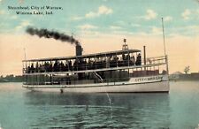 Steamboat City of Warsaw Winona Lake Indiana IN c1910 Postcard picture