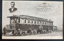 Mint USA Picture Postcard The Lincoln Funeral Car 42nd National Encampment GAR picture