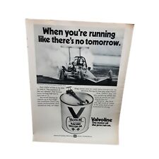 1973 Valvoline Oil TV Tommy Ivo Racing Original Print Ad Vintage picture