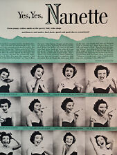 1951 Esquire Original Art Photographs of NANETTE FABRAY Wallace Litwin Speedboat picture