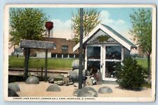 Mobridge South Dakota Postcard Timber Lake Exhibit Cannon Ball Park 1920 Vintage picture