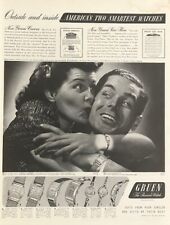 Rare 1941 Original Vintage Gruen Luxury Watch Watches Men Women's Advertisement picture