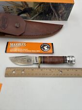 Marbles 80602 Trailcraft Leather Aluminum Knife In Original Box Sheath USA picture