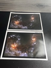 NASA Hubble Space Telescope Colliding Galaxies Prints w Educator Guides (2) picture