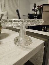 EAPG Dalzell Gilmore and Leighton Glass OMN 57D Corrigan Cake Stand c1894 GOOD picture