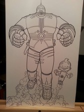 Big Guy & Rusty the Boy Robot Original art by Geoff Darrow picture