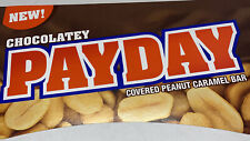 PAYDAY Peanut Caramel Candy Bar Display 22.75” X 8” Repurpose picture