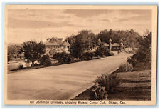 c1920's On Dominion Driveway Showing Rideau Canoe Club Ottawa Canada Postcard picture