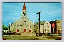 Torrington CT-Connecticut, St Peters Church & Rectory, Antique Vintage Postcard picture