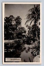 Vero Beach FL-Florida, M'Kee Jungle Gardens, Antique Vintage Souvenir Postcard picture