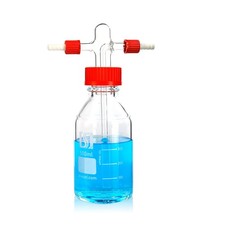 ALWSCI Lab Gas Washing Bottle, 500mL Graduated Lab Buffer Bottle, Vacuum Wash... picture