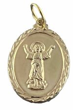Vintage Catholic El Nino De Atocha Gold Tone Religious Medal picture