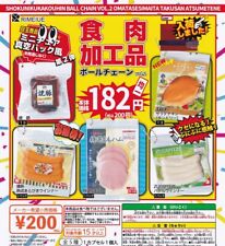 Meat Processed Food Ball Chain Vol.2  All 5 Types Set Capsule Toys Gashapon picture