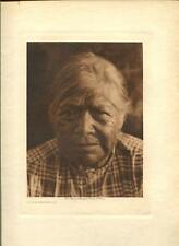 1924 Original Photogravure | Chuckchansi Matron | Edward Curtis | 5 1/2 x 7 1/2 picture