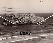 1954 RPPC Postcard Table Rock Bandon Oregon Coast BW picture