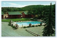 c1960's Yucca Lane Lodge Swimming Pool Colorado Springs Colorado CO Postcard picture