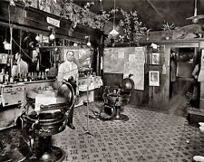 1915 BARBER & HIS SHOP Photo  (224-O) picture