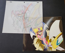 Orig Japanese Anime Cel + Genga YOUNG WARRIOR UNKNOWN SHOW #209 RAY ROHR Art picture